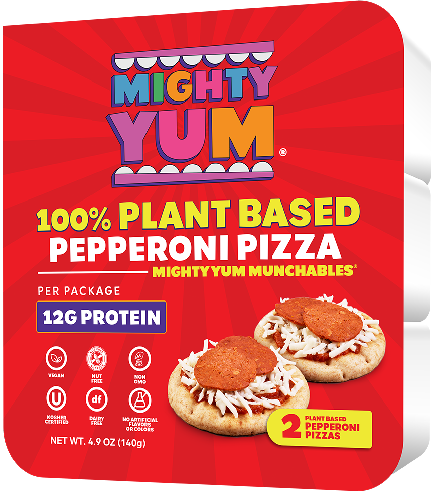 Plant-Based Pepperoni Pizza Mighty Yum Munchables™