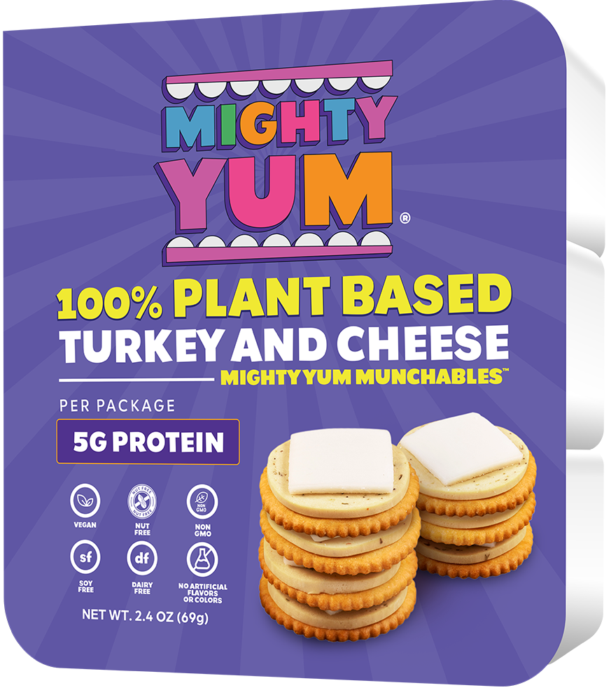 Plant-Based Turkey & Cheese Mighty Yum Munchables™